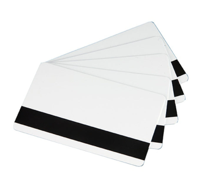 HICO Magnetic Stripe Blank PVC Cards - Pack of 100