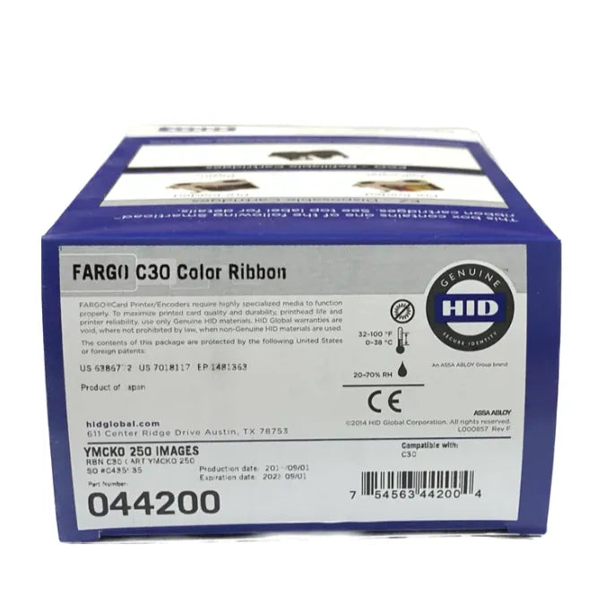 FARGO C30 YMCKO 250 Print Ribbon