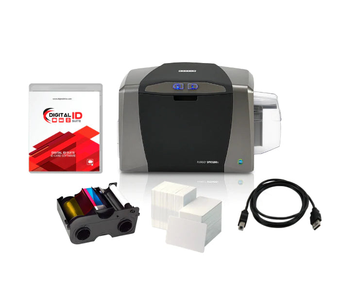 HID FARGO DTC1250e Single-Sided ID Card Printer
