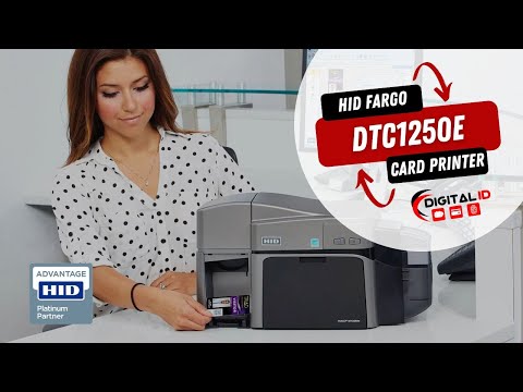 HID FARGO DTC1250e Single-Sided ID Card Printer