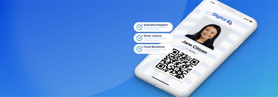 Modern digital identity card with embedded chip for secure authentication.
